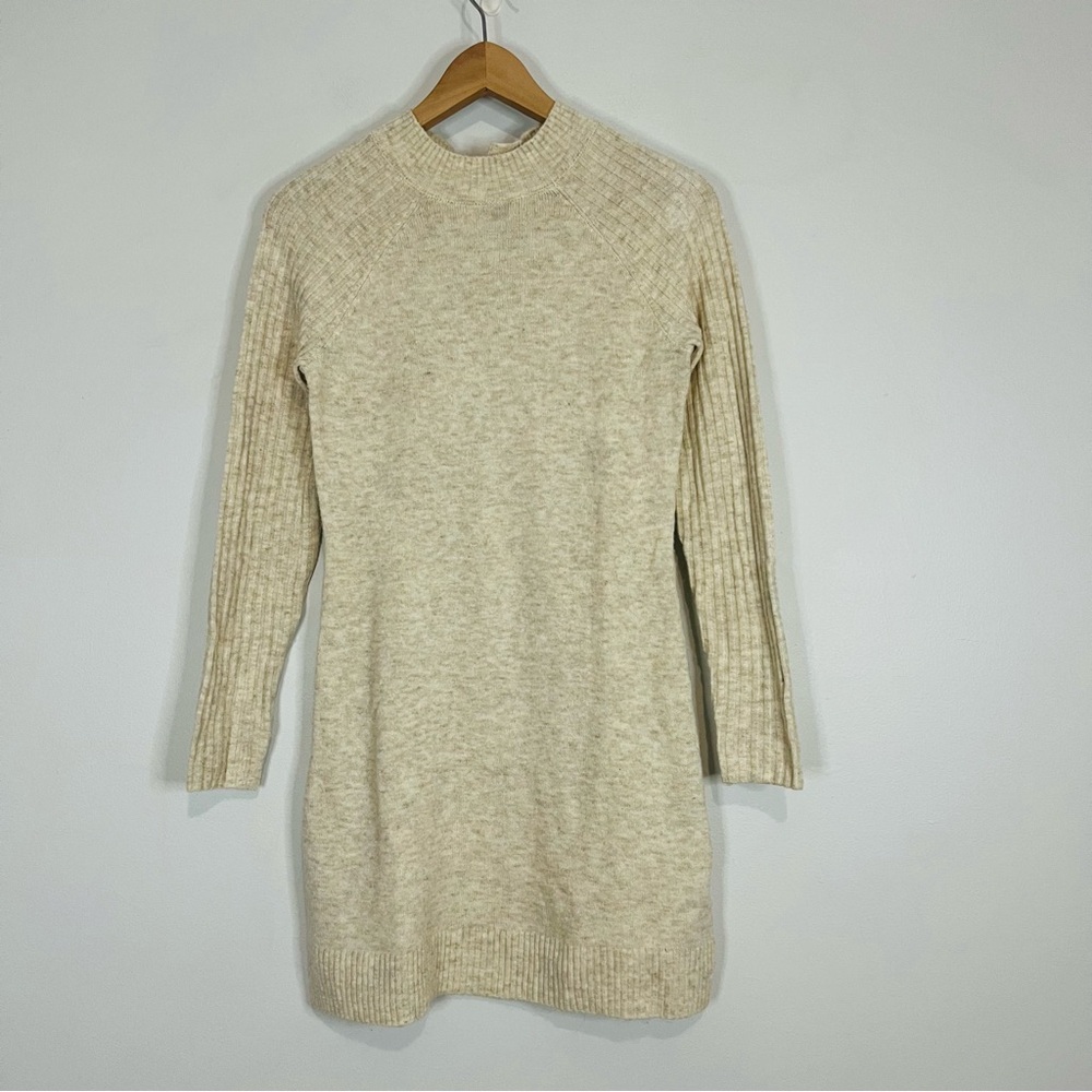 Abercrombie & fitch sweater dress mini length long sleeve size medium tall